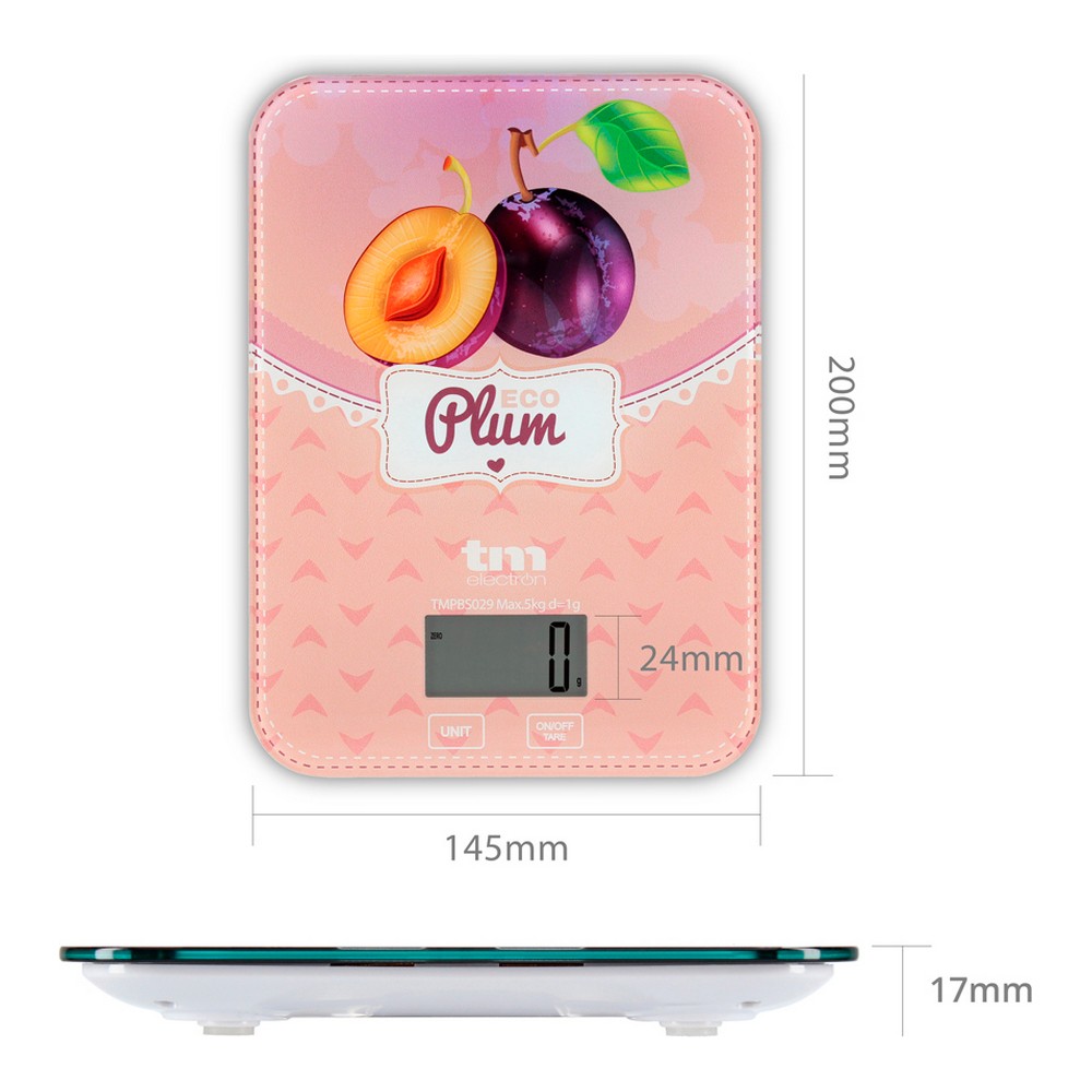 Köksvåg TM Electron Eco Plum 5 kg - 5