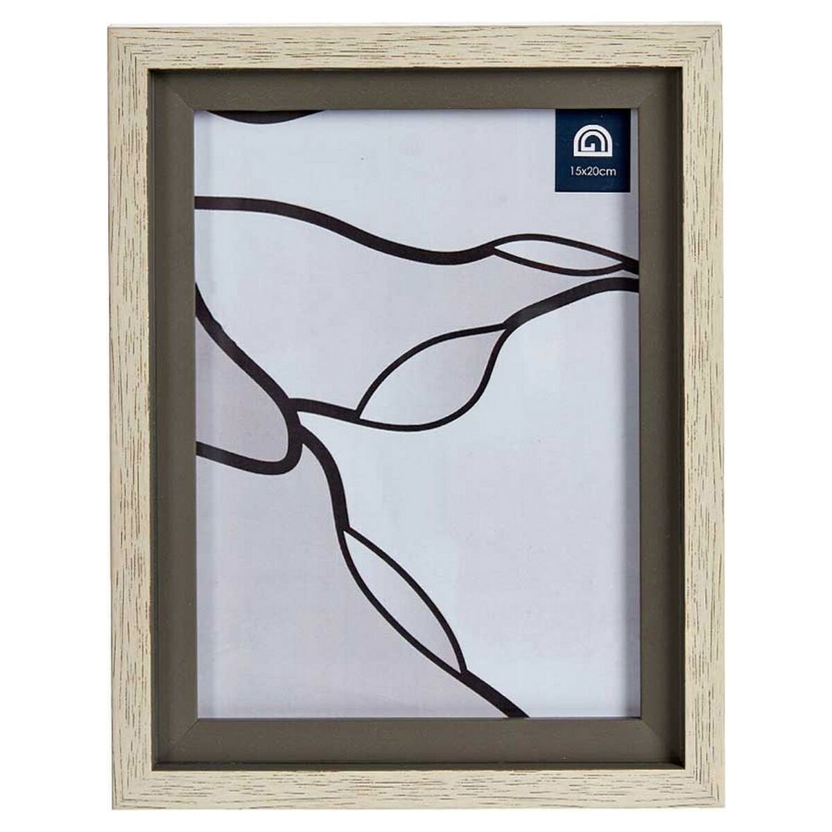 Fotoram Grå Brun Glas Trä Plast - 6