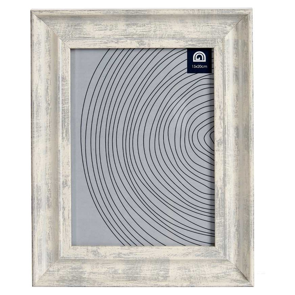 Fotoram Grå 21 x 2 x 26 cm Glas Silvrig Trä Brun Plast - 2