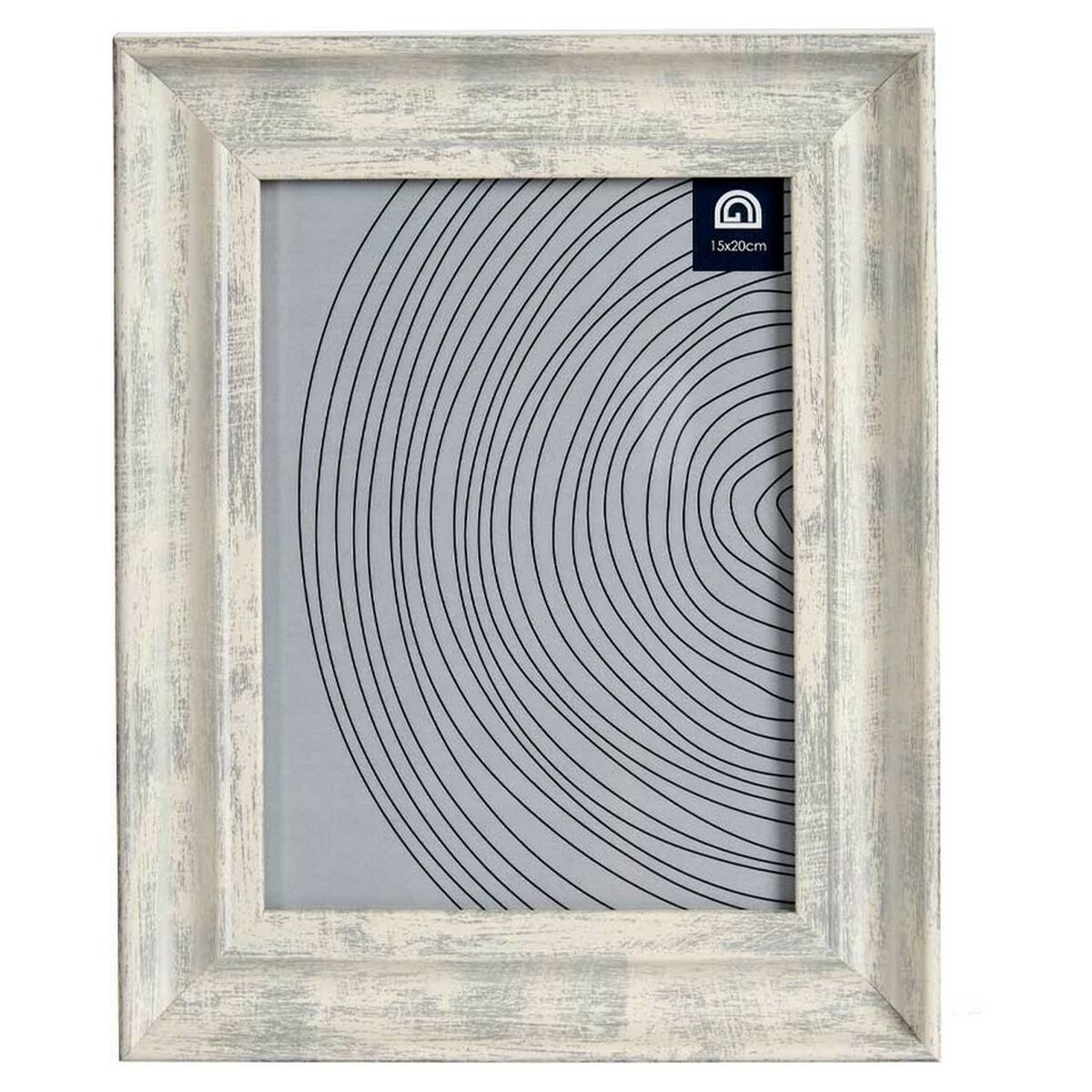 Fotoram Grå 21 x 2 x 26 cm Glas Silvrig Trä Brun Plast - 6