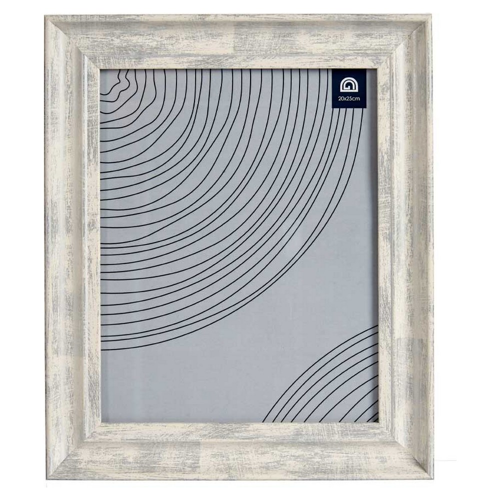 Fotoram 26 x 2 x 31 cm Glas Silvrig Trä Brun Plast - 2