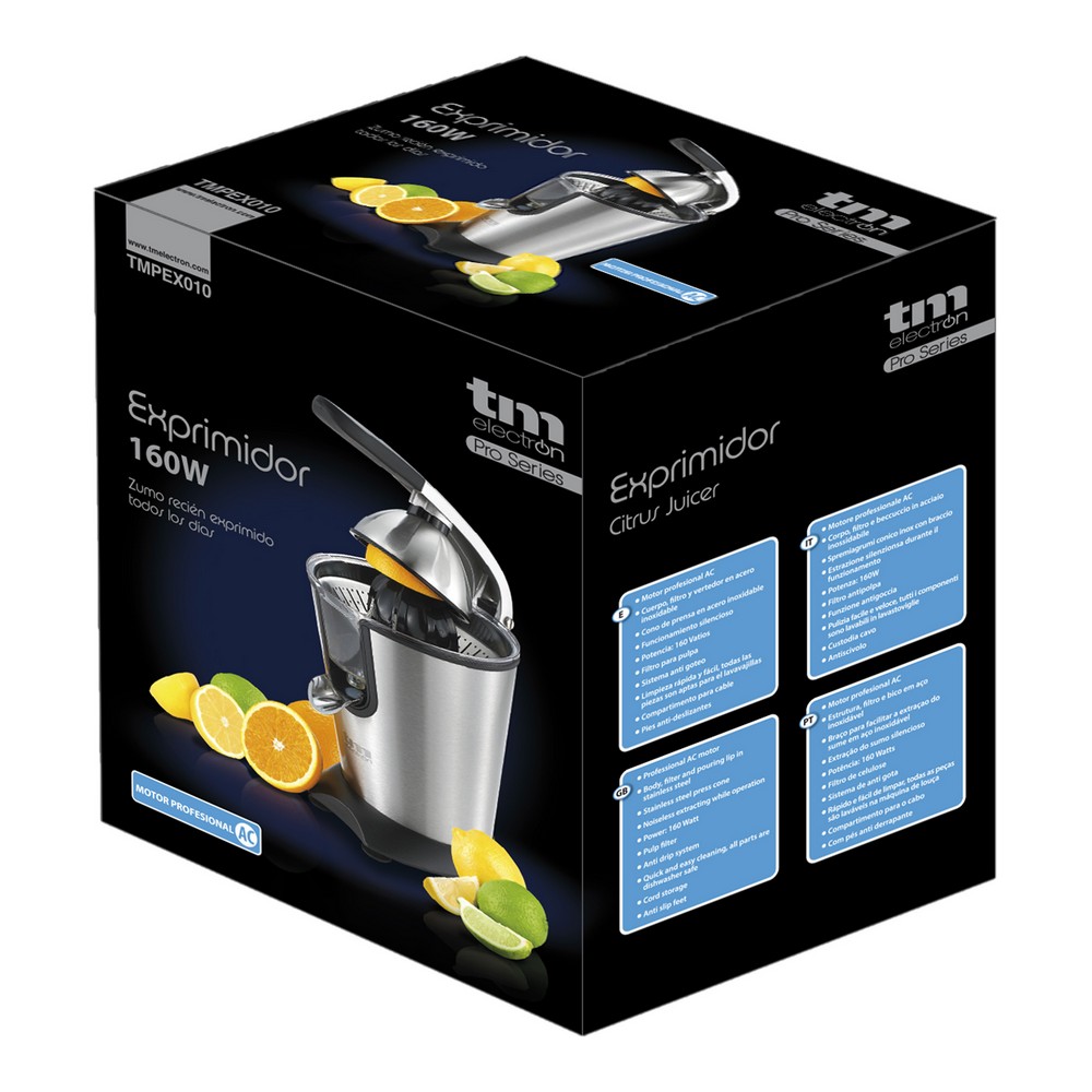 Elektrisk Juicepress TM Electron Rostfritt stål 160 W - 3