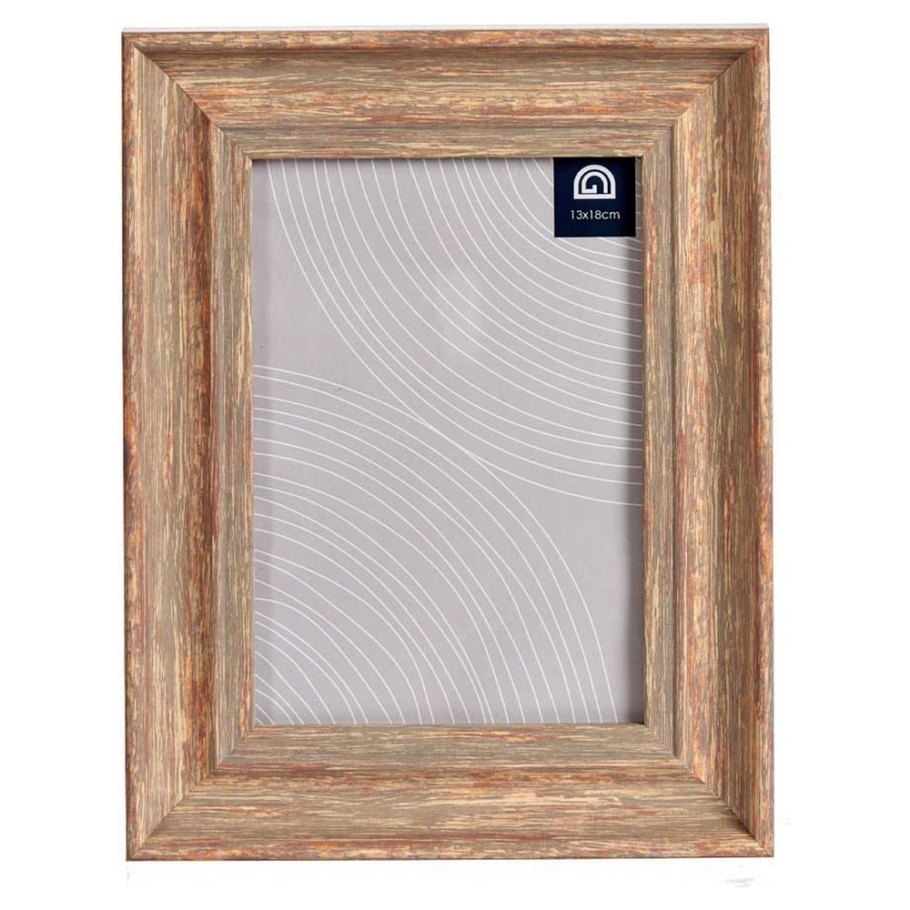 Fotoram Koppar 19 x 2 x 24 cm Glas Trä Brun Plast - 2