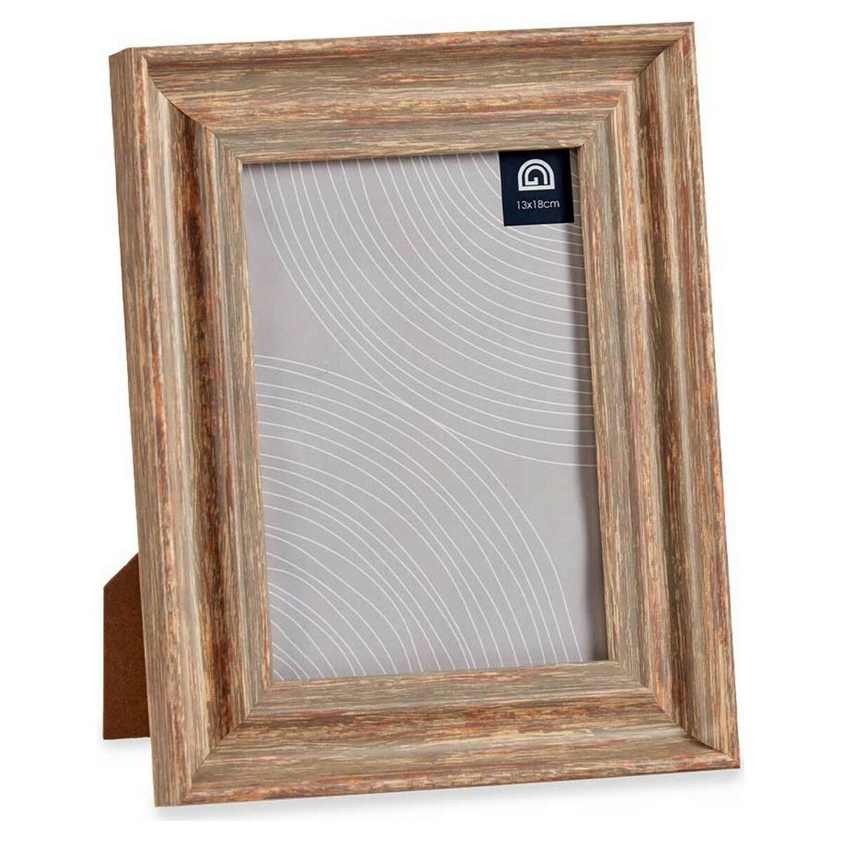 Fotoram Koppar 19 x 2 x 24 cm Glas Trä Brun Plast - 5