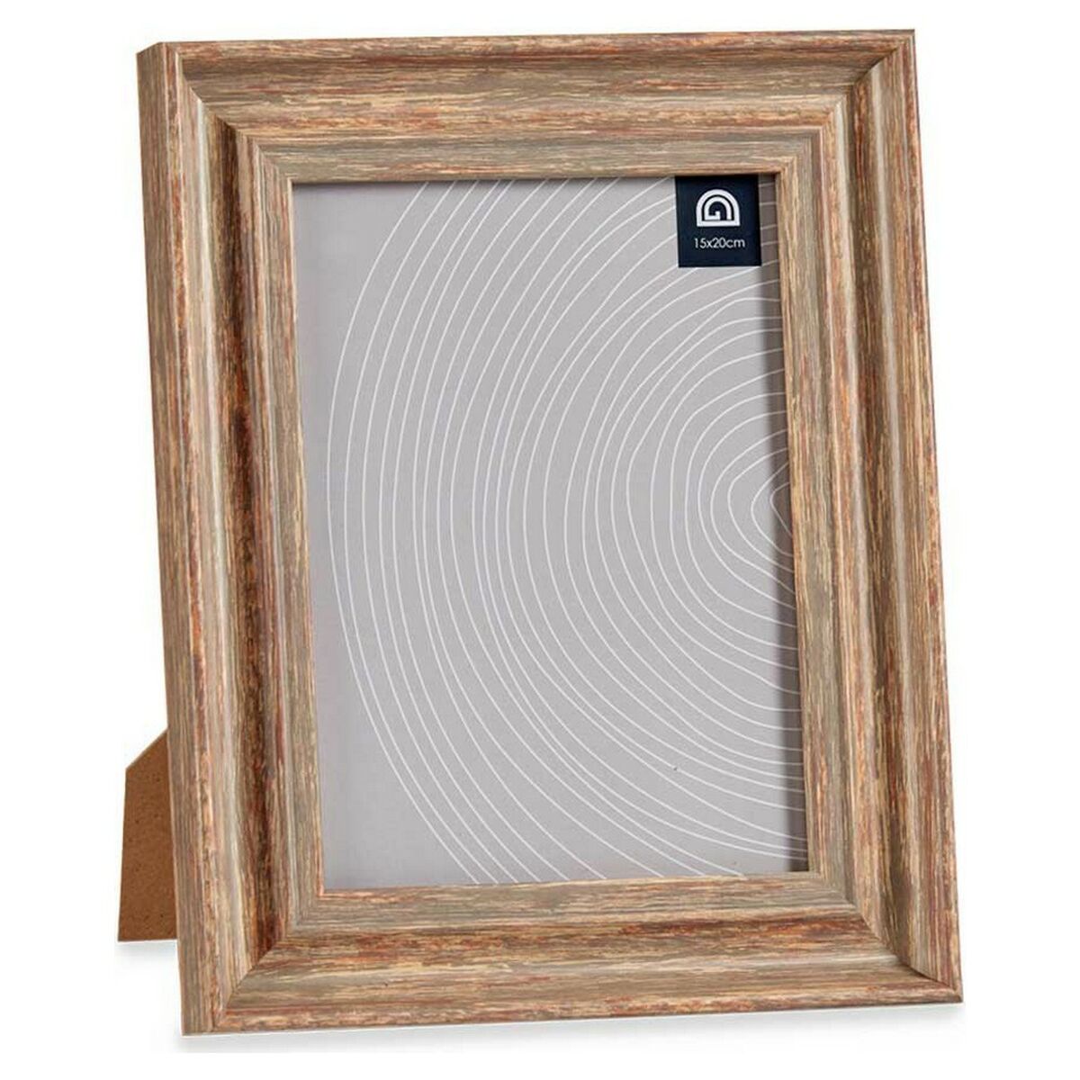 Fotoram Koppar 21 x 2 x 26 cm Glas Trä Brun Plast - 5