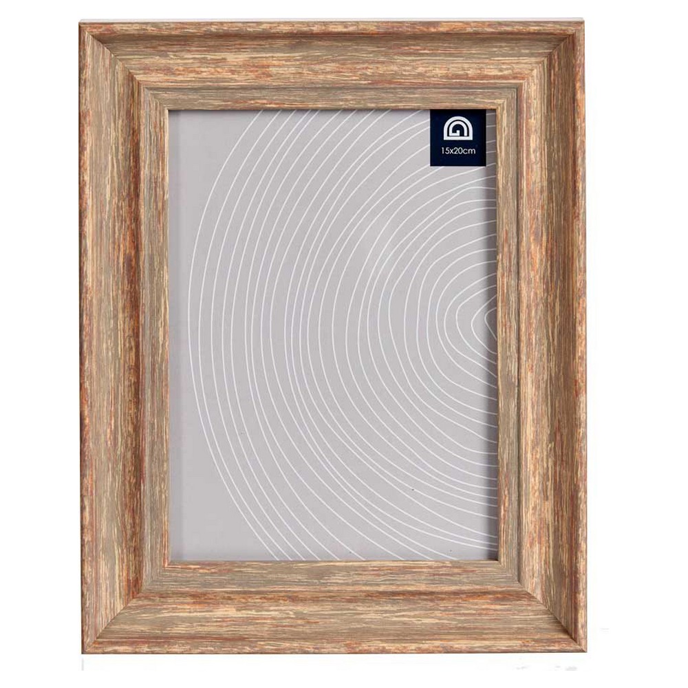 Fotoram Koppar 21 x 2 x 26 cm Glas Trä Brun Plast - 2