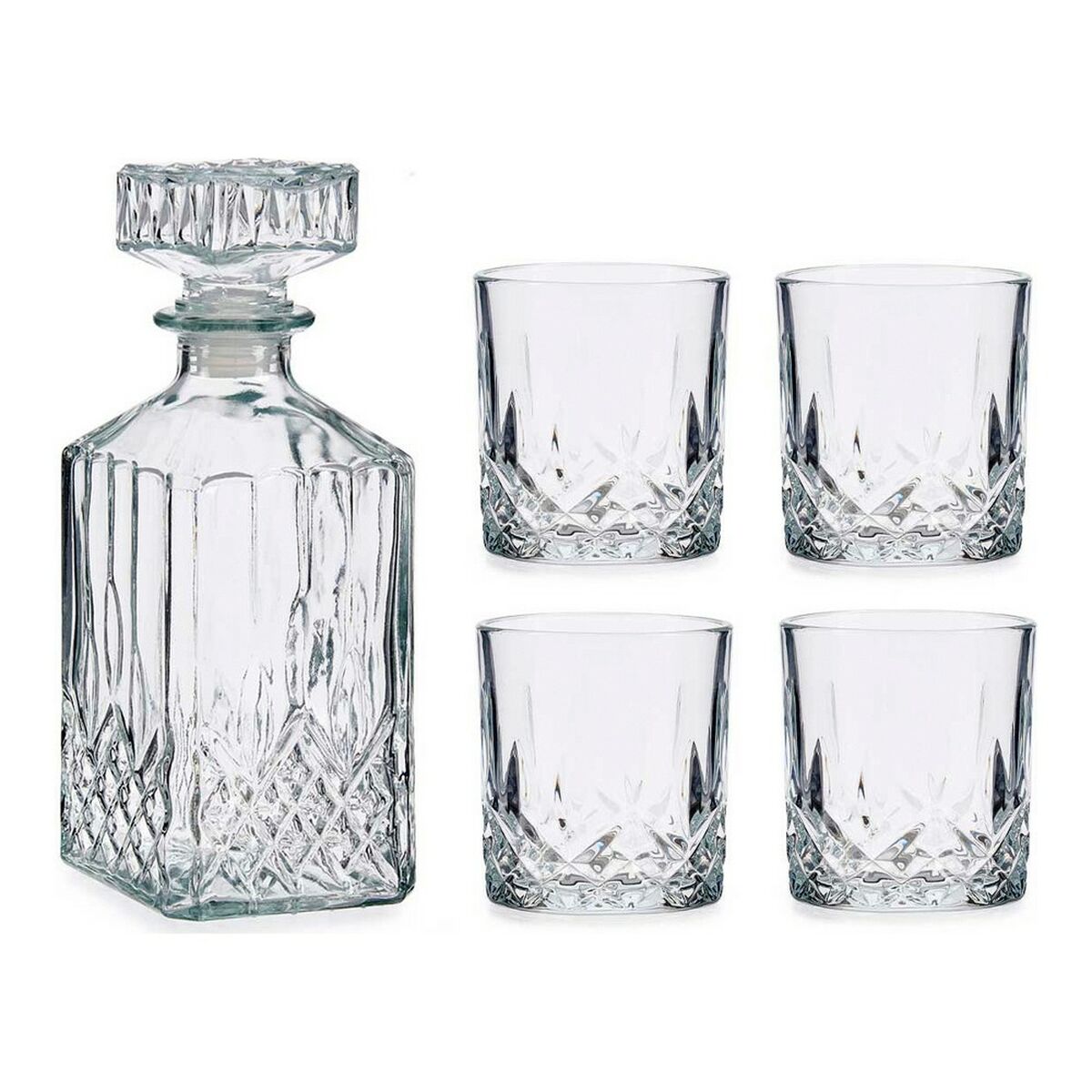 Glasset Flaska Likör Transparent Glas (5 pcs) - 4