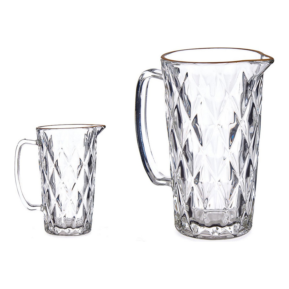 Kanna Diamant Gyllene Glas 1L (17,8 x 12 x 19,5 cm) - 2