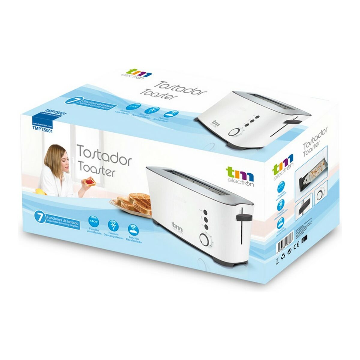 Brödrost TM Electron 1000W - 8