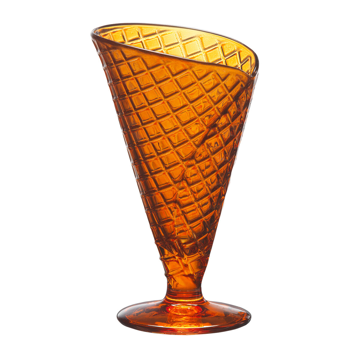 Glass- och milkshakeglas Gelato Orange Glas 210 ml (6 antal) - 2