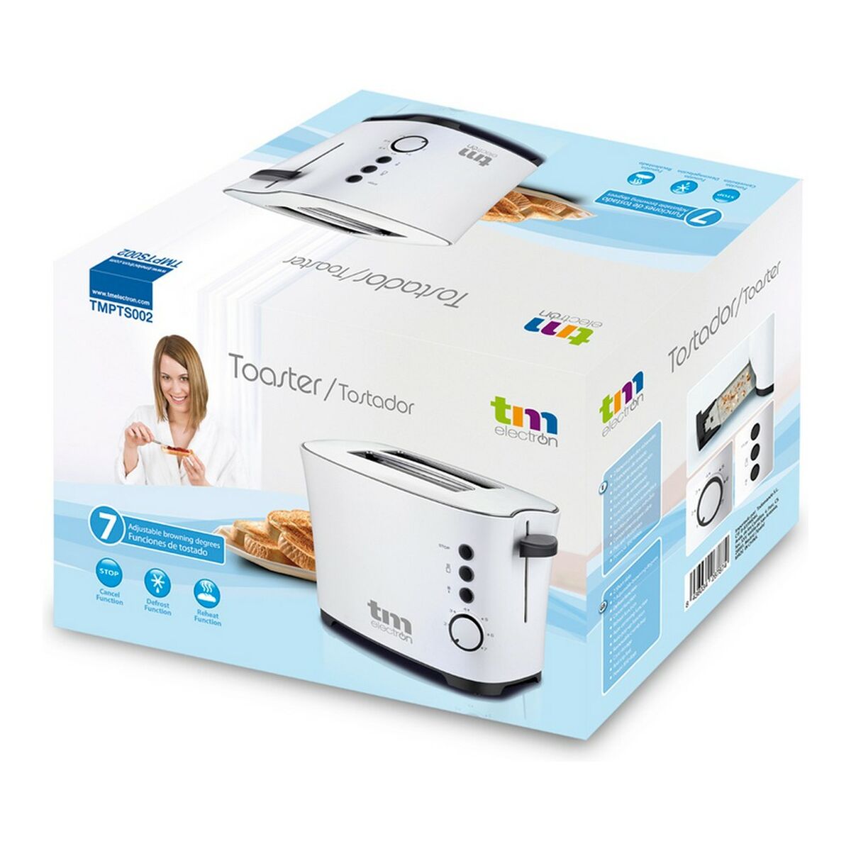 Brödrost TM Electron 850 W - 8