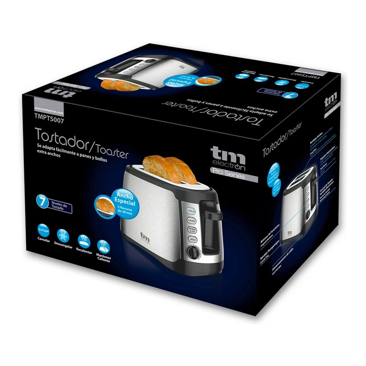 Brödrost TM Electron 800W 1400 W - 7