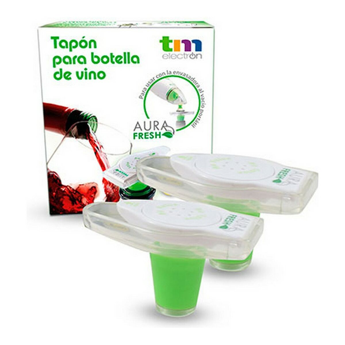 Vakuumkork till vin TM Electron (2 pcs) - 4