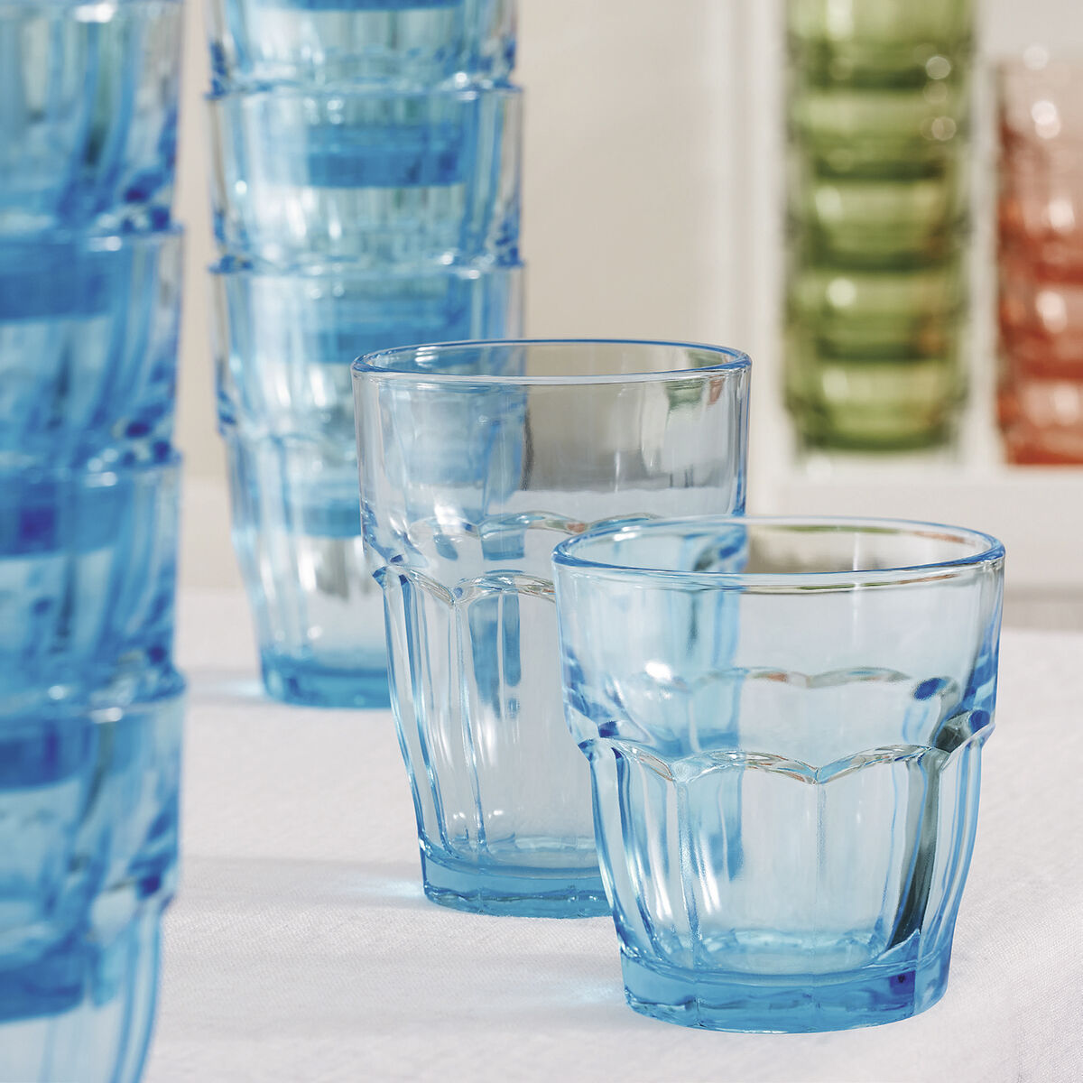 Glas Bormioli Rocco Rock Bar Blå Glas 370 ml (24 antal) - 3