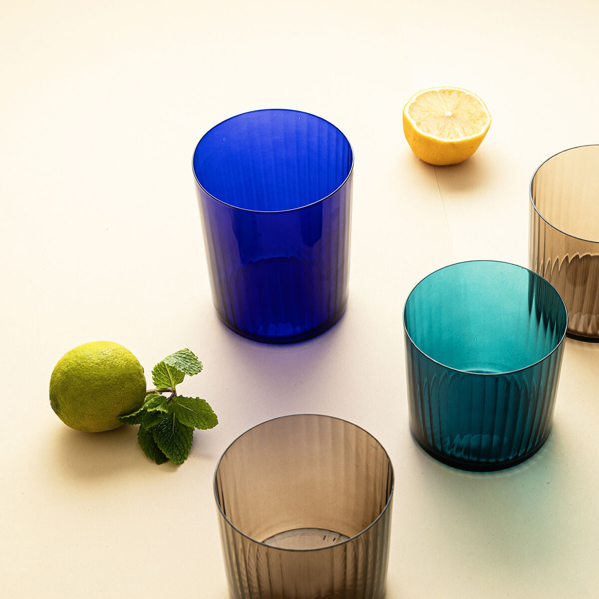 Glas Bohemia Crystal Optic Blå Glas 500 ml (6 antal) - 4