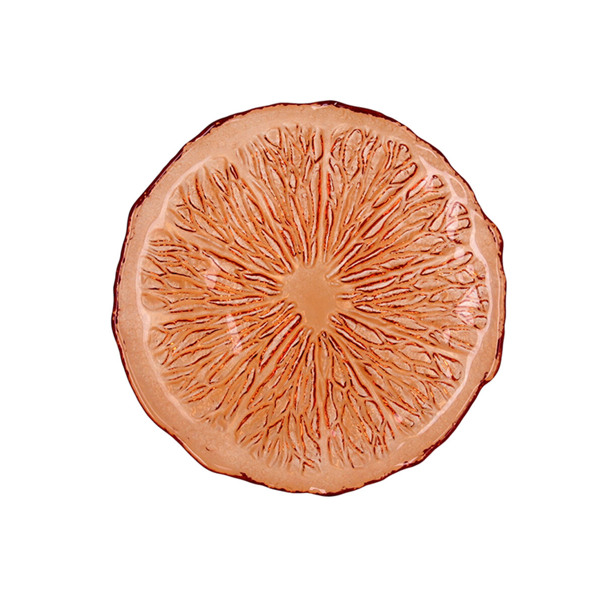 Lapostányér Quid Acid Orange Glas 21 x 2 cm (6 antal) - 2