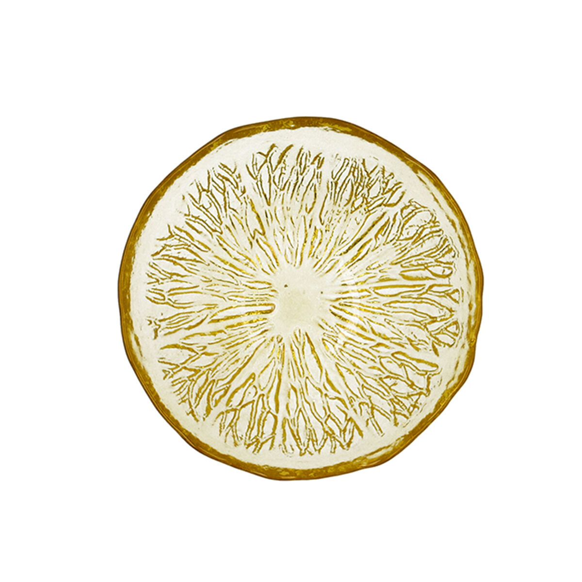 Skål Quid Acid Citron 15,5 x 5 cm Gul Glas (6 antal) - 2