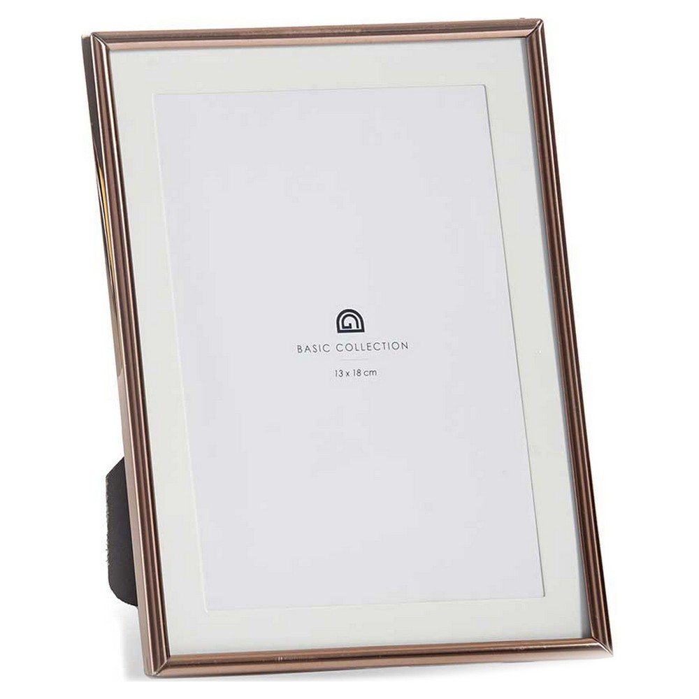 Fotoram Koppar 12 x 19,5 x 15,5 cm Glas Stål