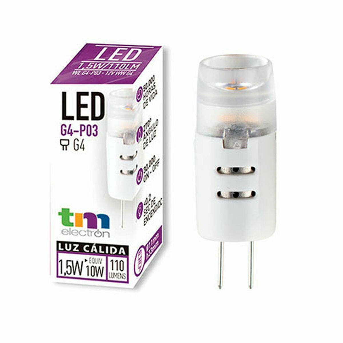 LED-lampa TM Electron 1,5 W (3000 K) - 2