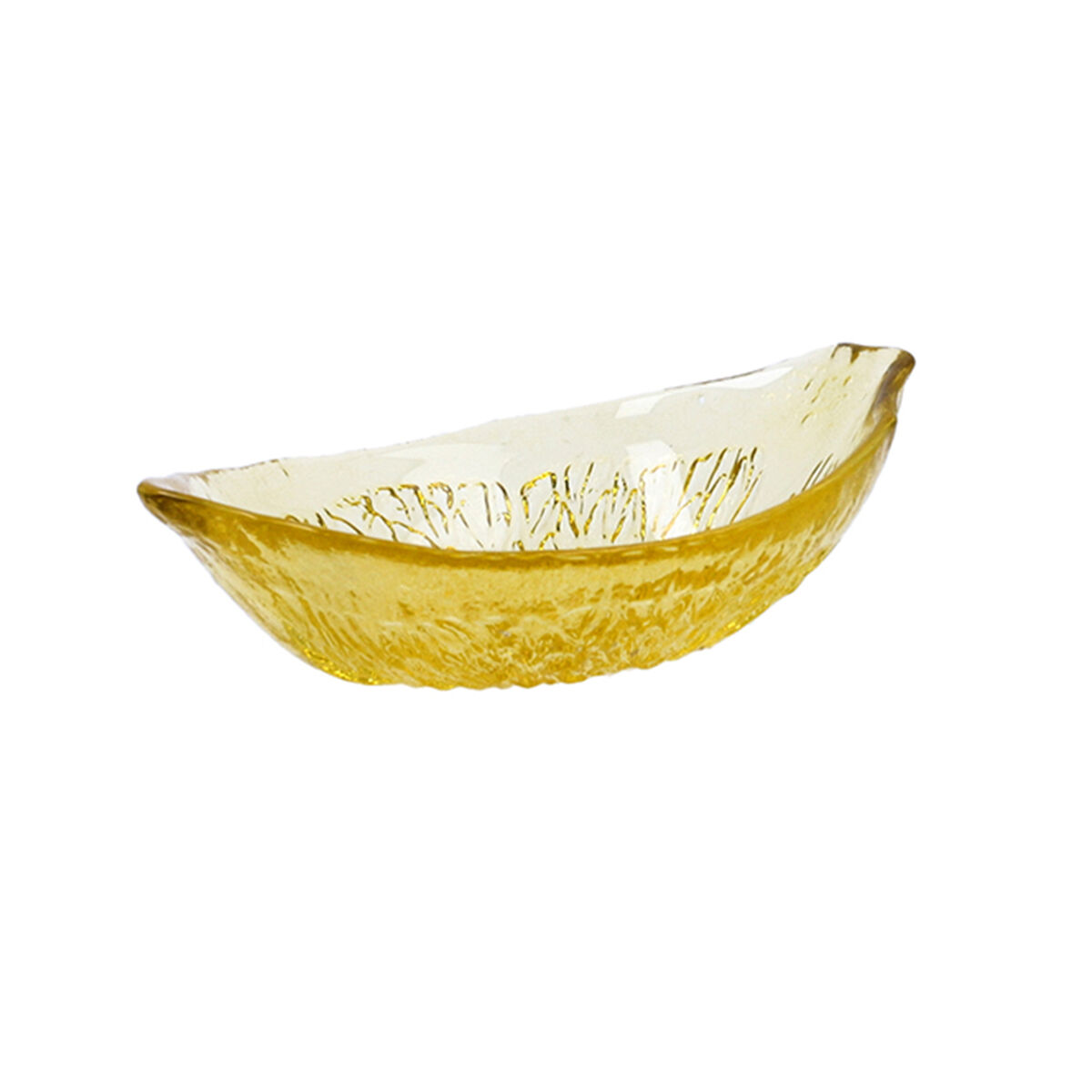 Skål Quid Acid Citron 15,5 x 11,5 x 4,5 cm Gul Glas (6 antal) - 2