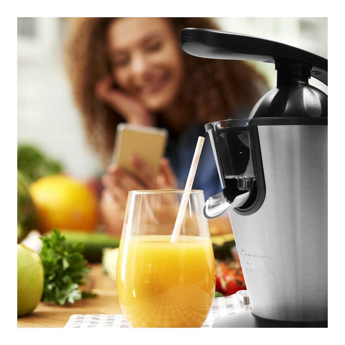 Elektrisk Juicepress TM Electron Rostfritt stål 160 W - 8