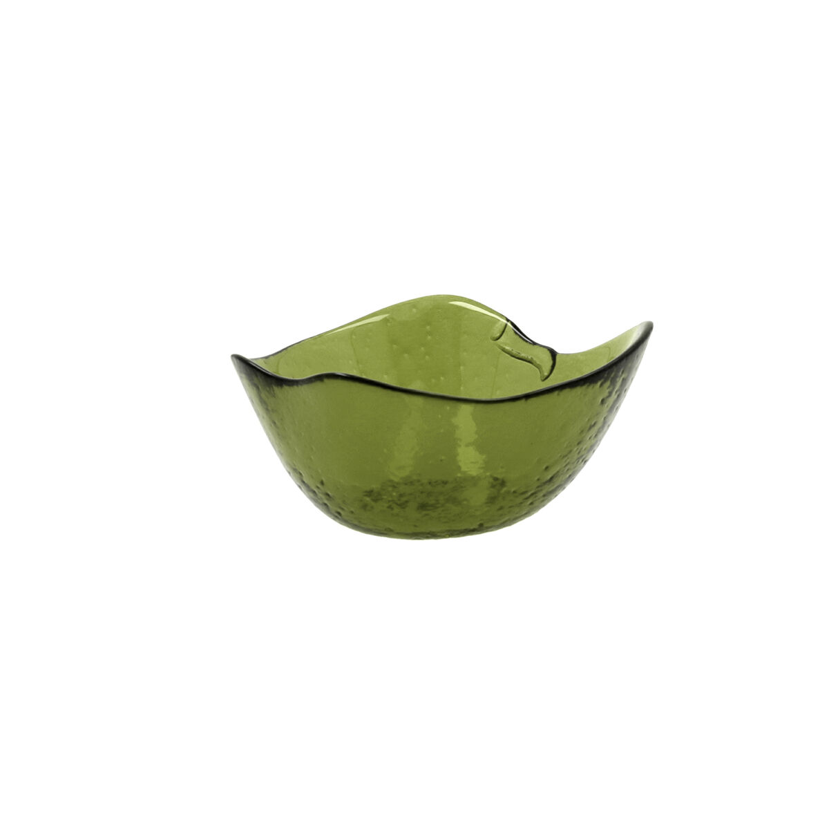 Skål Quid Acid Äpple 13 x 11,5 x 6 cm Grön Glas (6 antal) - 2