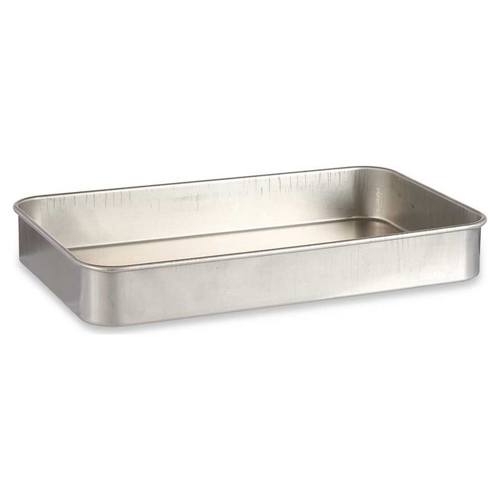 Ugnsbleck Silvrig Aluminium (27 x 5 x 45 cm)