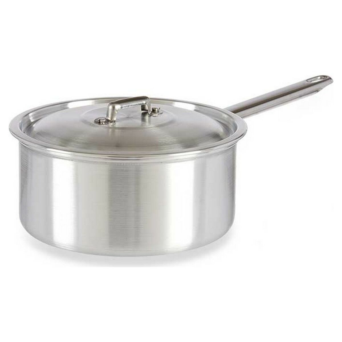 Kastrull med lock Silvrig Aluminium 3 L (22 x 12 x 38 cm) - 2