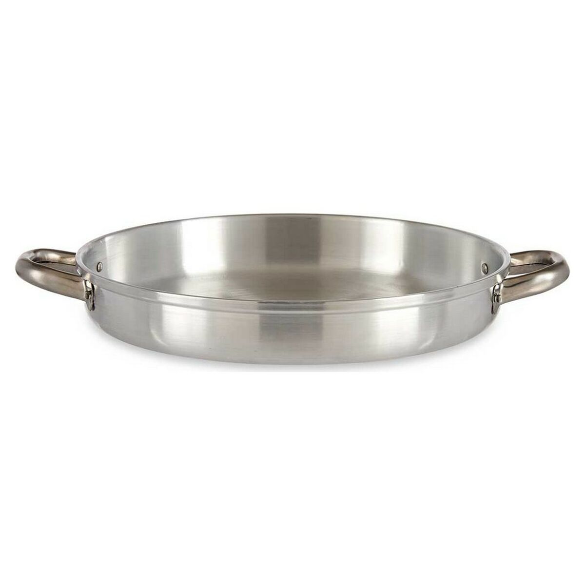 Djup stekpanna med handtag Silvrig Aluminium (30 x 5 x 40 cm) - 2