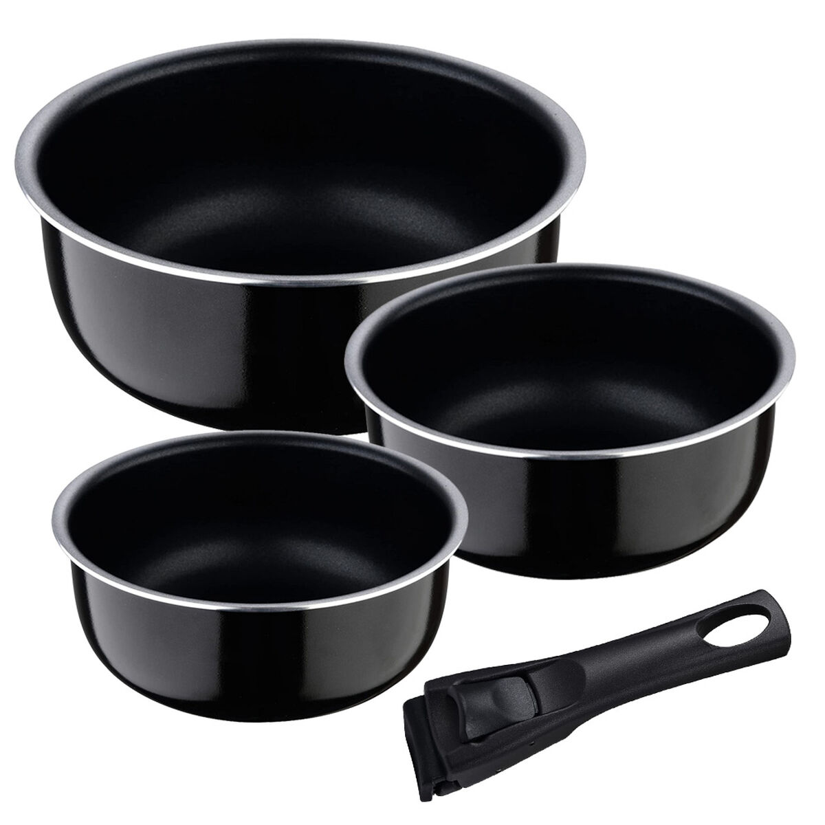 Kokkärlsset Bergner Click & Cook Aluminium 3 Delar