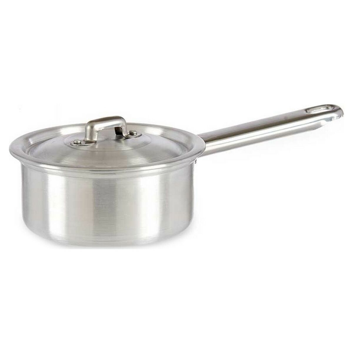 Kastrull med lock Ø 12 cm Silvrig Aluminium 600 ml 0,7 mm - 2