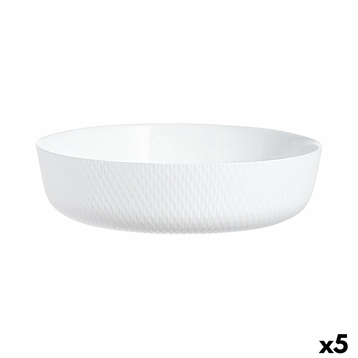 Servingsfat Luminarc Smart Cuisine Vit Glas Ø 26 cm (5 antal)