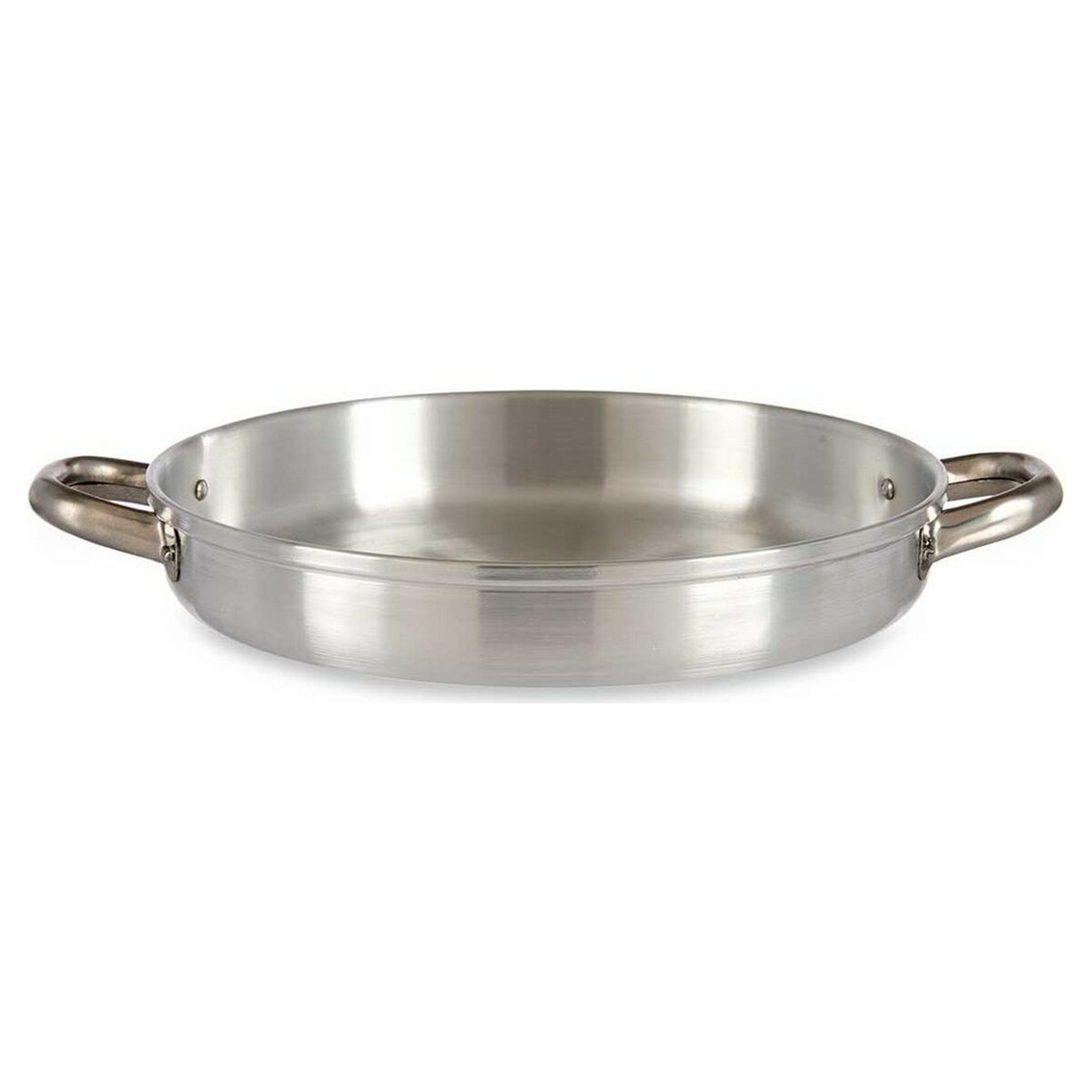 Djup stekpanna med handtag Silvrig Aluminium (29 x 5 x 38 cm) - 2