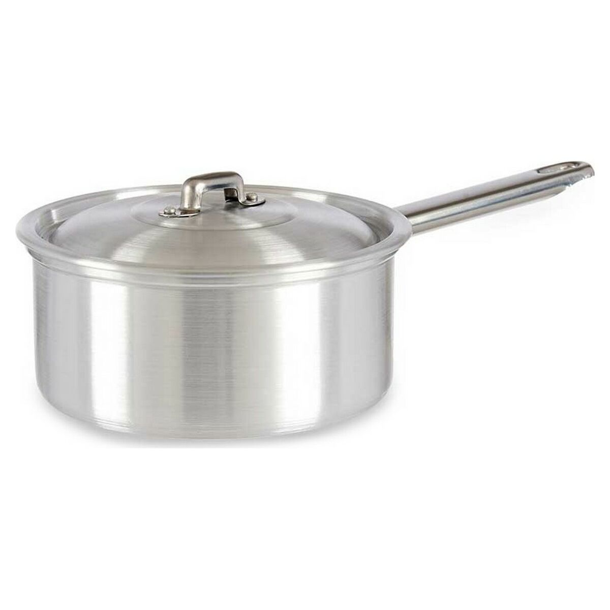 Kastrull med lock Silvrig Aluminium 1,5 L (18 x 10 x 30,5 cm) - 2