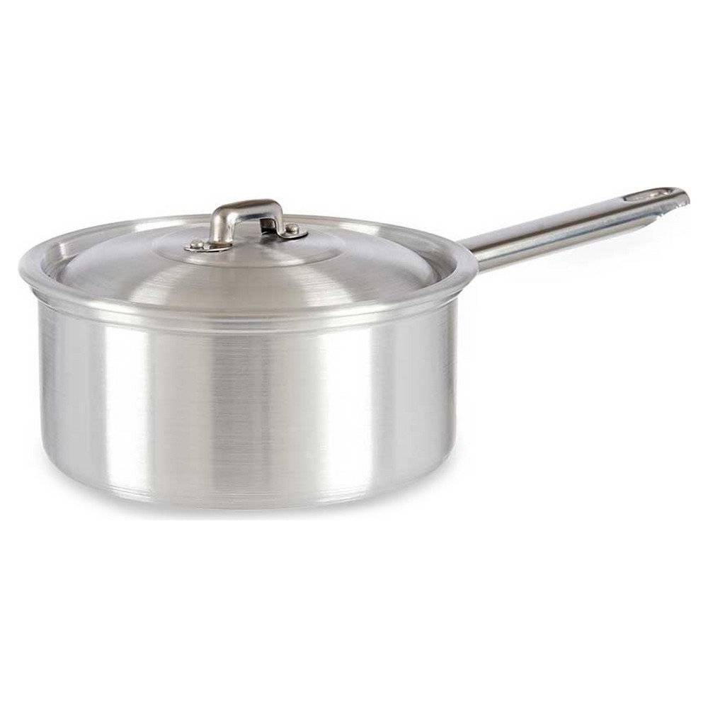 Kastrull med lock Silvrig Aluminium 1,5 L (18 x 10 x 30,5 cm)