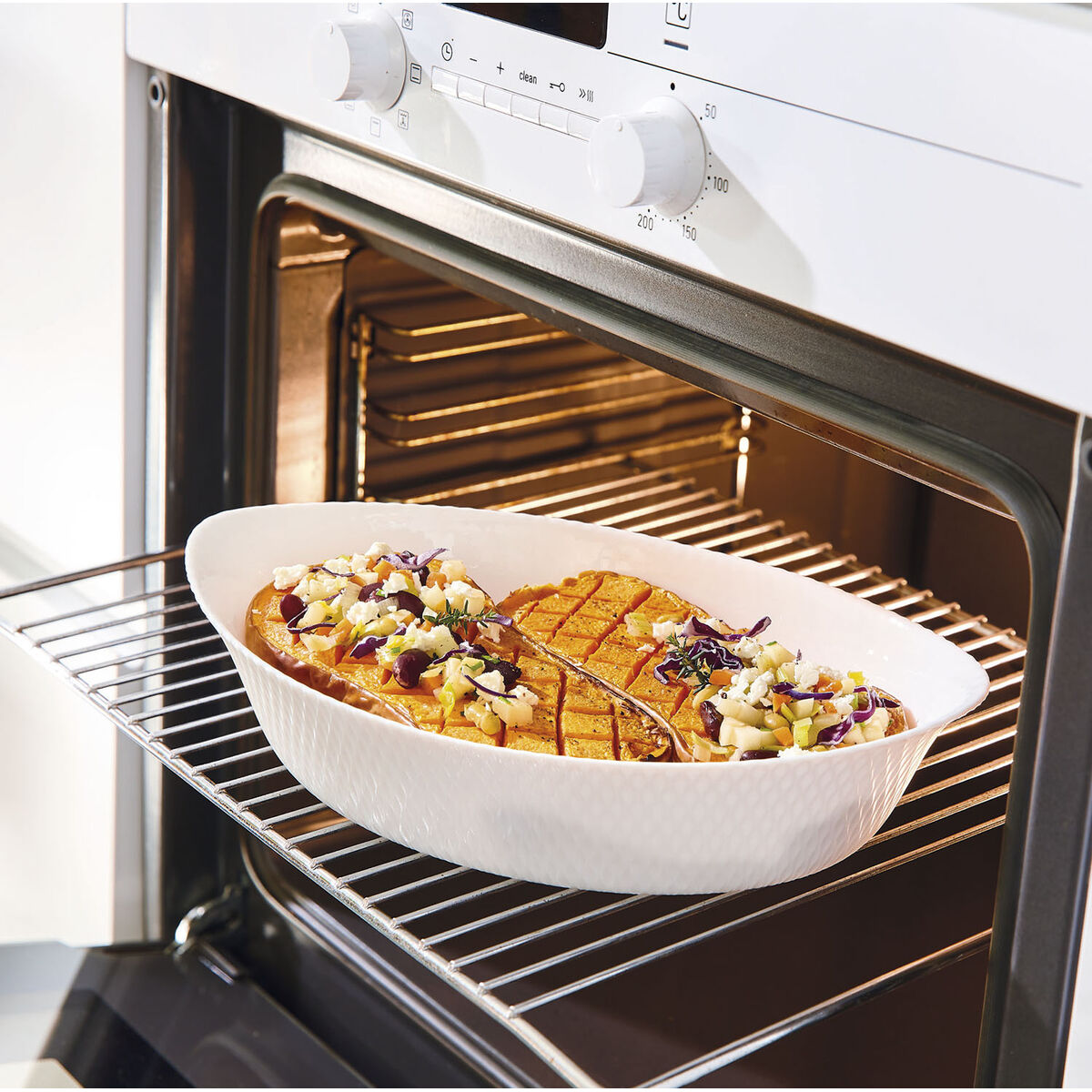 Servingsfat Luminarc Smart Cuisine 32 x 20 cm Vit Glas (6 antal) - 4