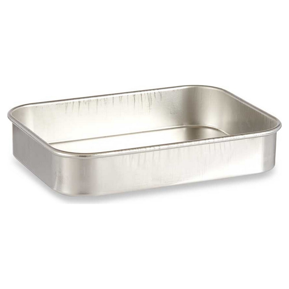 Ugnsbleck Silvrig Aluminium (18 x 5 x 25 cm)