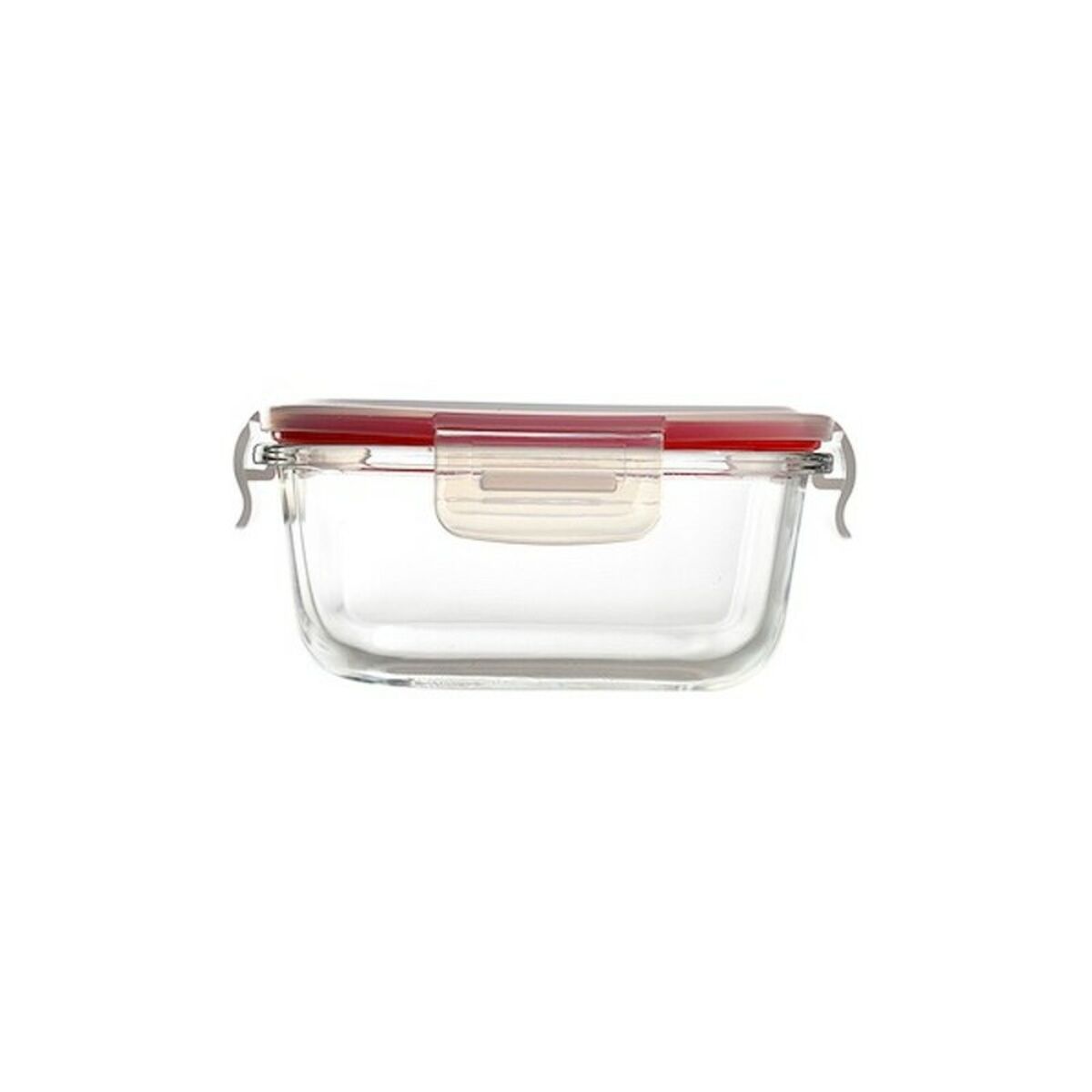Lunchlådor, set Bergner Q4052 Fyrkantig Borosilikatglas (3 pcs) - 2