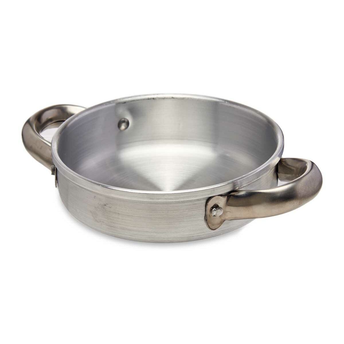 Djup stekpanna med handtag Ø 15 cm Silvrig Aluminium - 3