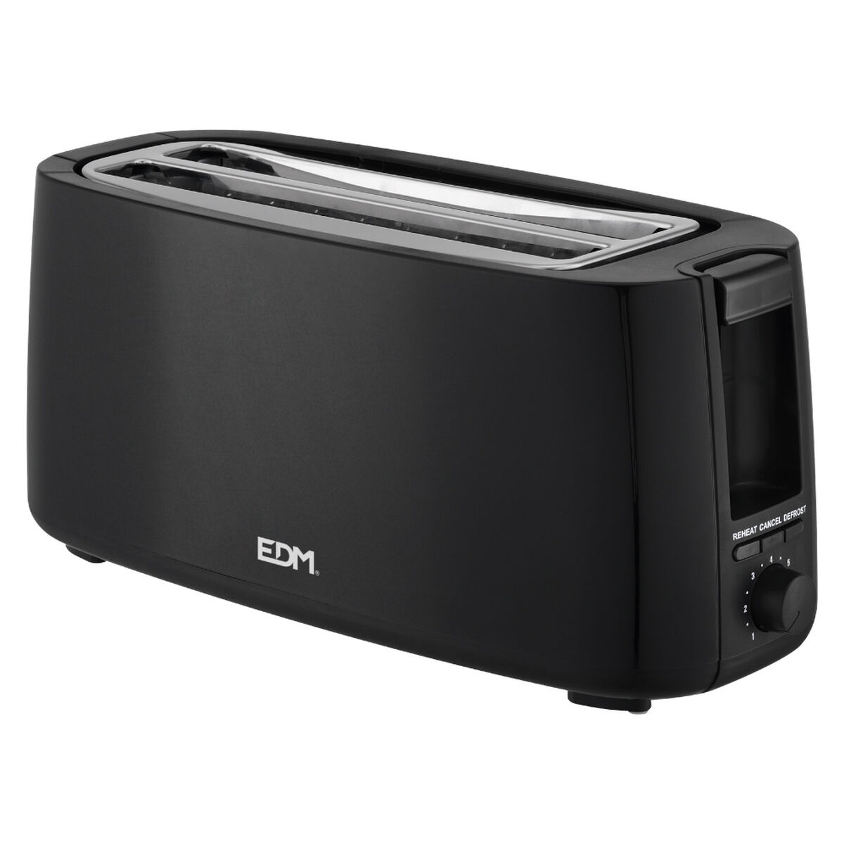 Brödrost EDM Dubbel ingång Svart 1400 W