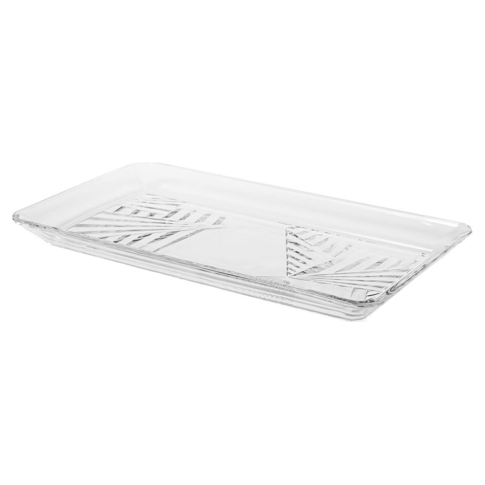Bricka Madlen Glas Transparent (12 x 1,8 x 21,8 cm) (2 pcs) - 3