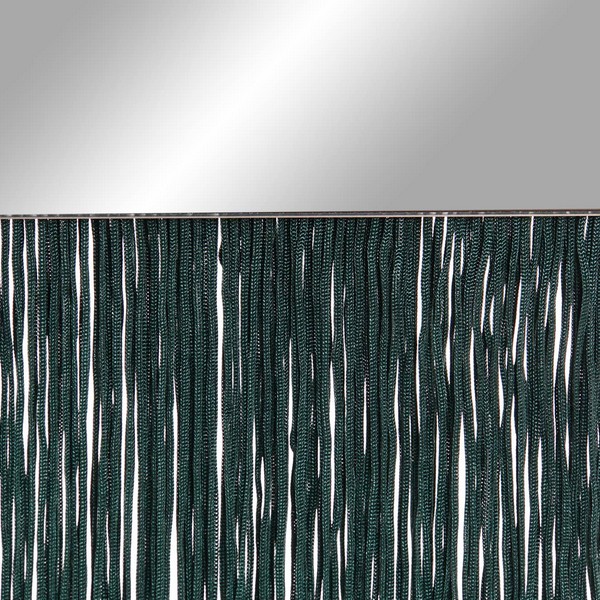 Väggspegel DKD Home Decor 8424001658237 50 x 0,5 x 50 cm Glas Gyllene Trä Grön Frans (2 antal) - 4