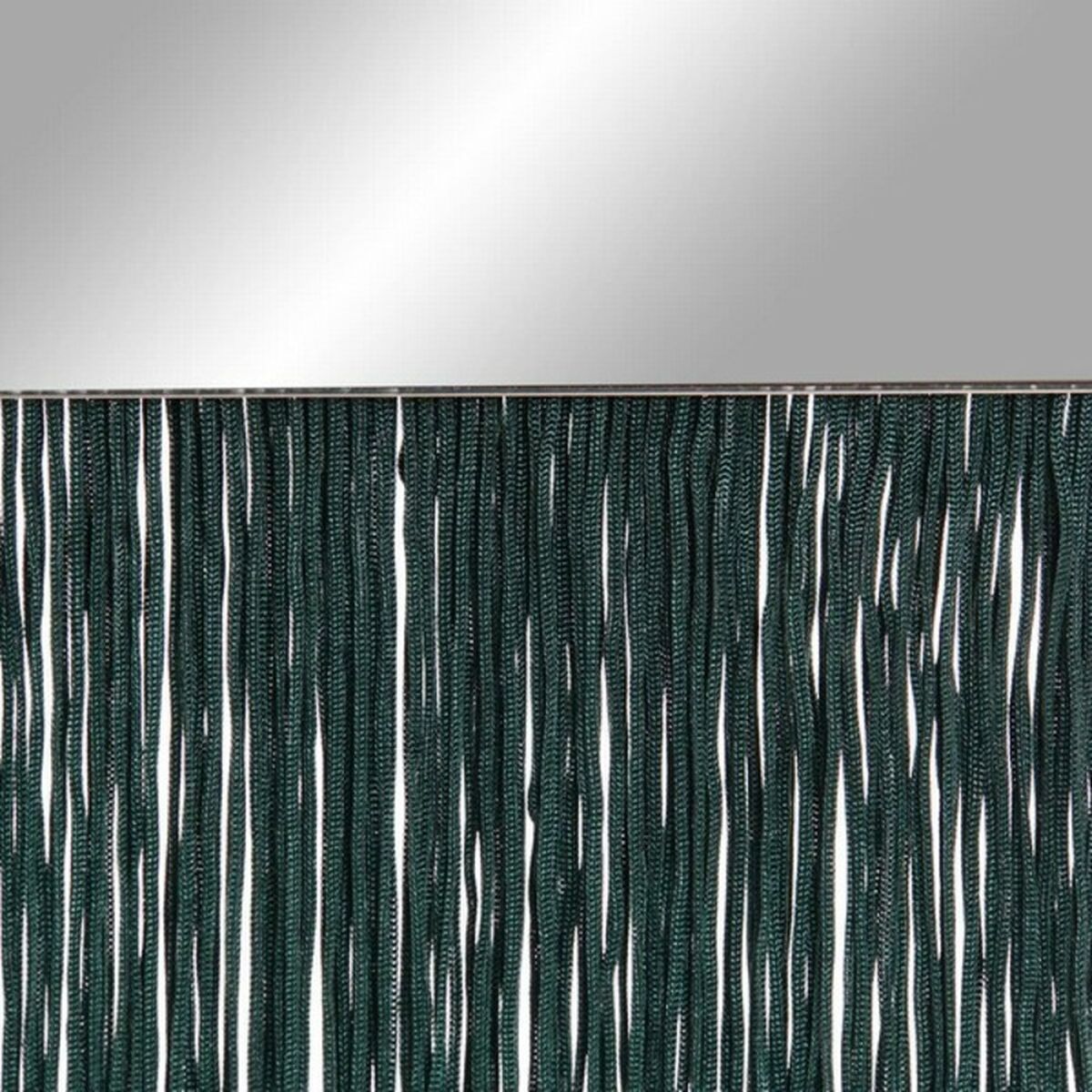 Väggspegel DKD Home Decor 8424001658237 50 x 0,5 x 50 cm Glas Gyllene Trä Grön Frans (2 antal) - 8