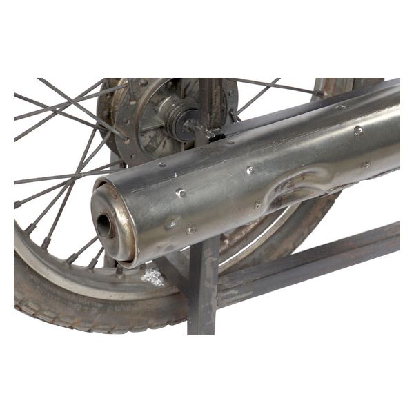 Flaskställ DKD Home Decor MB-161865 Metall Gummi Mangoträ Svart Naturell 155 x 56,5 x 96,5 cm - 6