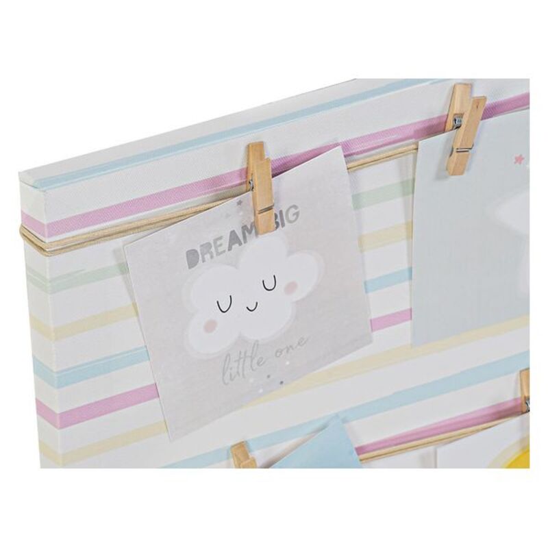 Fotoramar DKD Home Decor Sunshine Multicolour Kanvas Bebis 50 x 2 x 50 cm - 3