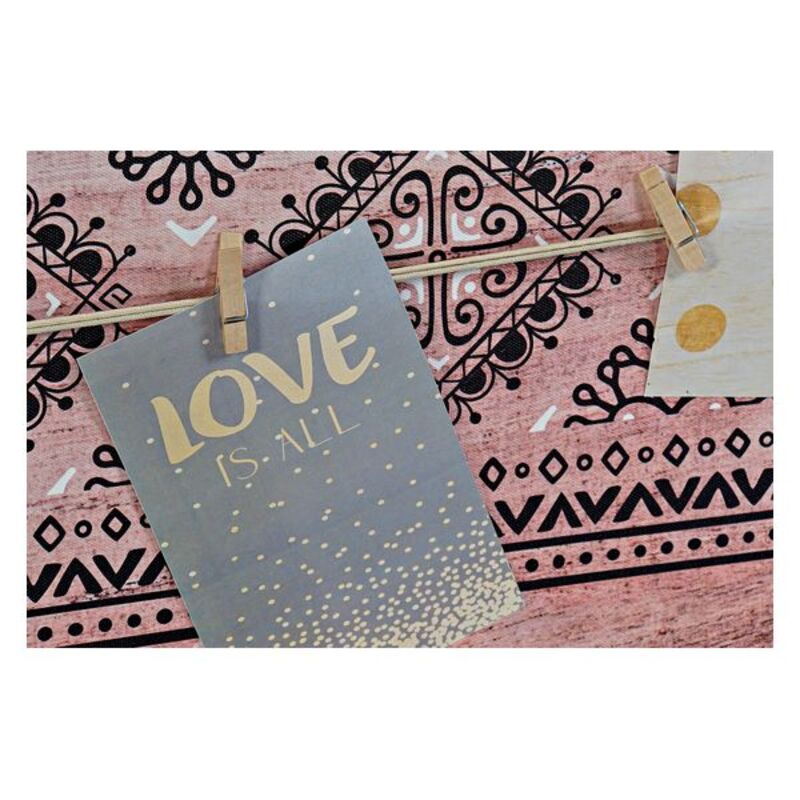 Fotoramar DKD Home Decor Brun Kanvas Etnisk 50,5 x 3,5 x 70 cm - 2