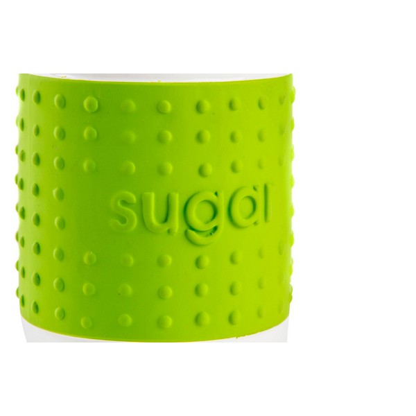 Sockerströare DKD Home Decor Gummi Keramik Grön (7 x 16 cm) - 2
