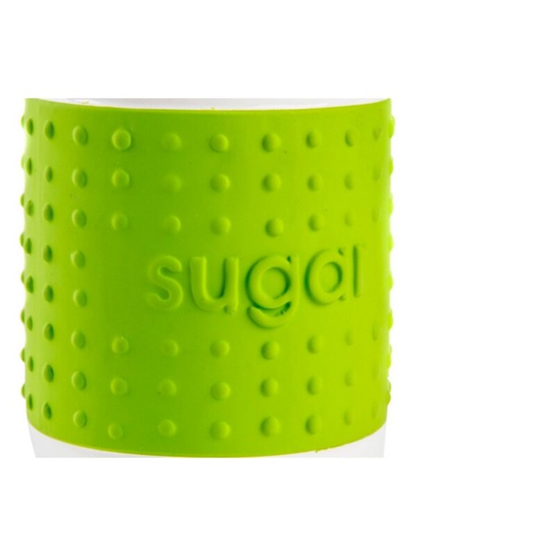 Sockerströare DKD Home Decor Gummi Keramik Grön (7 x 16 cm) - 5