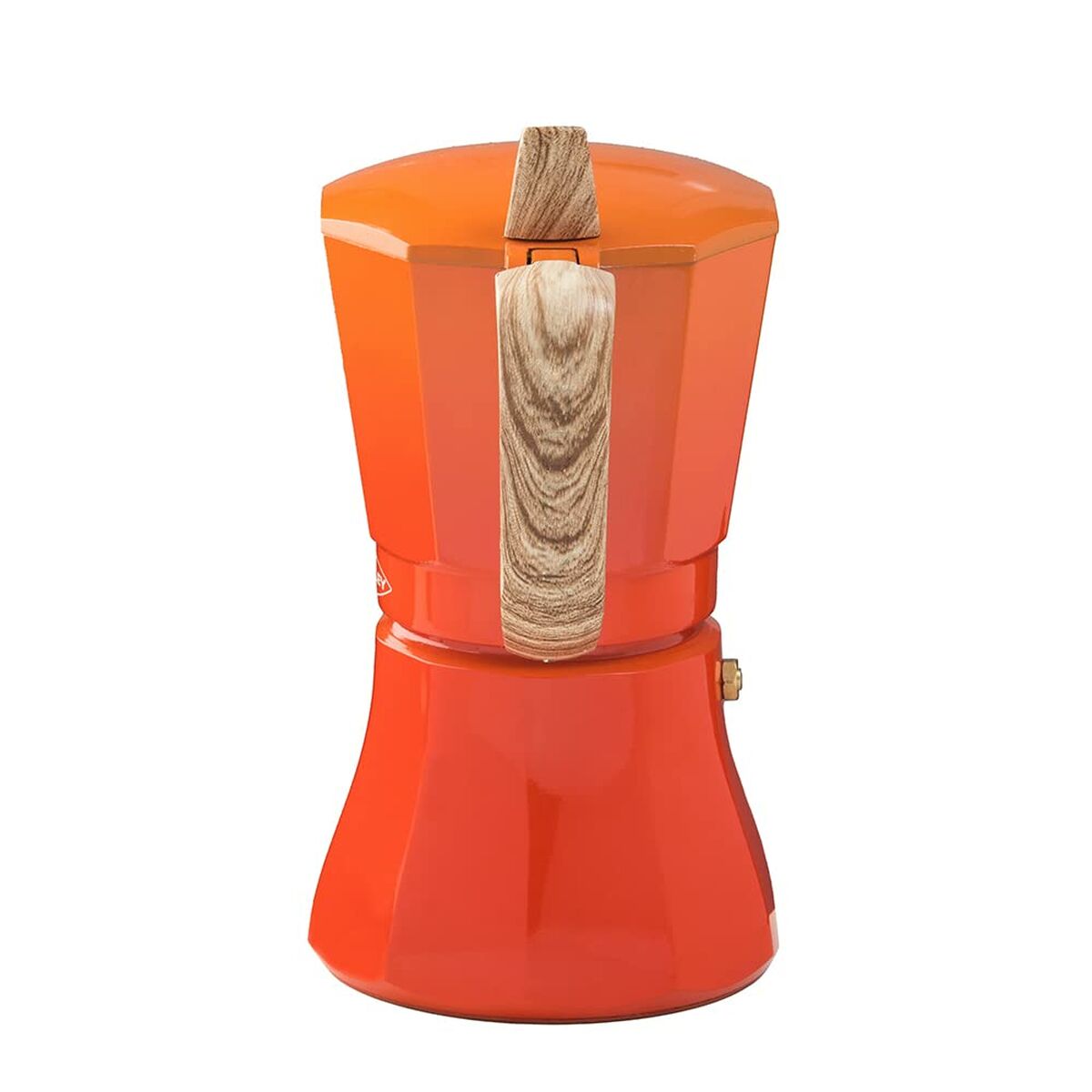 Italiensk Kaffepanna Oroley Petra 6 Koppar Orange Aluminium - 2