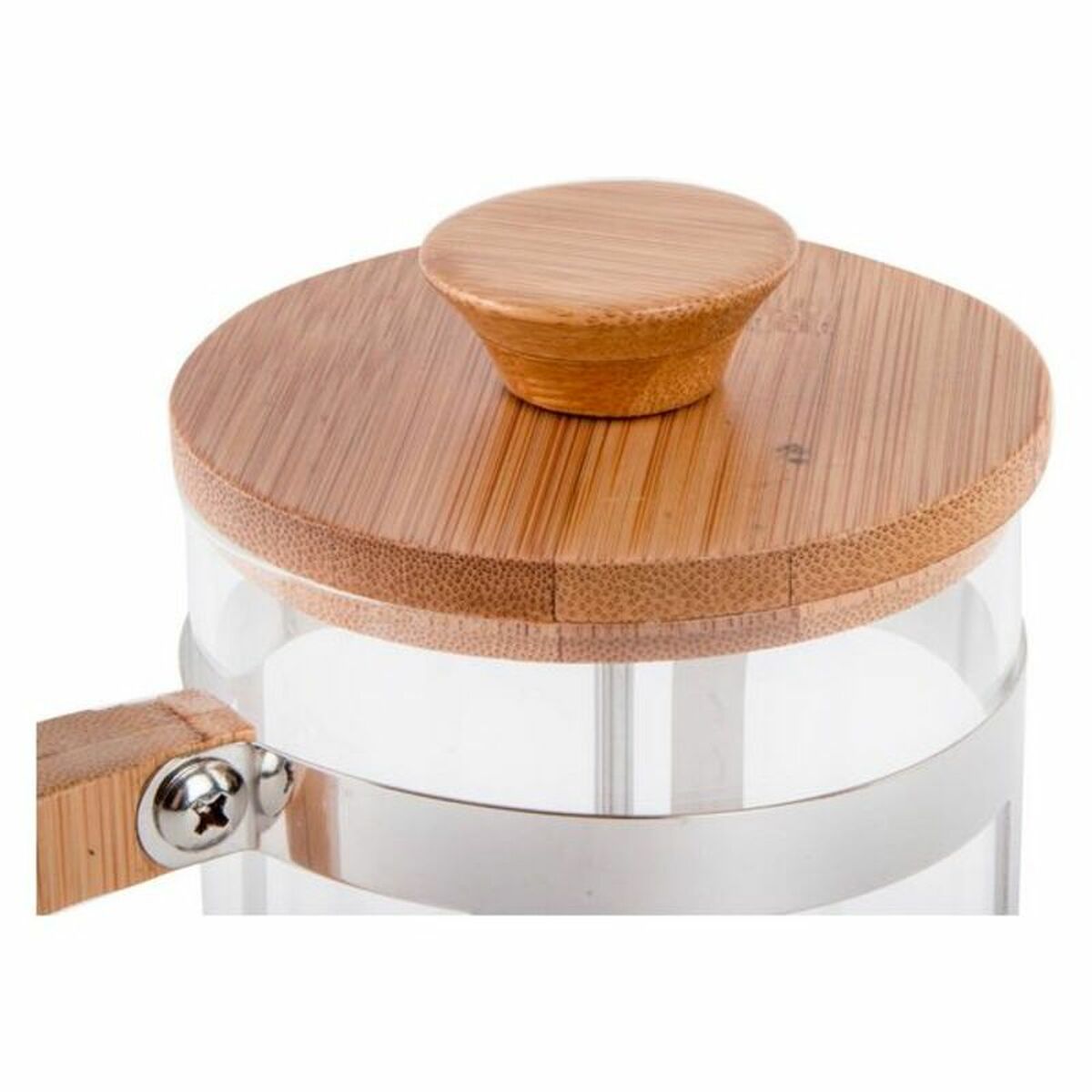 Kaffepress DKD Home Decor 8424001278893 Bambu Stål Borosilikatglas 600 ml (600 ml) - 10